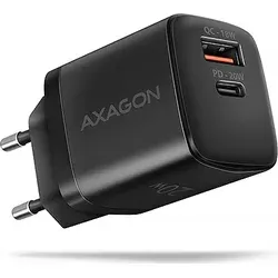 AXAGON ACU-PQ20 nabíječka do sítě 20W, 2x port (USB-A + USB-C), PD3.0/PPS/QC4+/AFC/Apple, černá