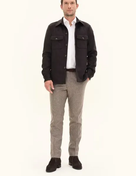 Maverick Shirt Jacket Dark Brown
