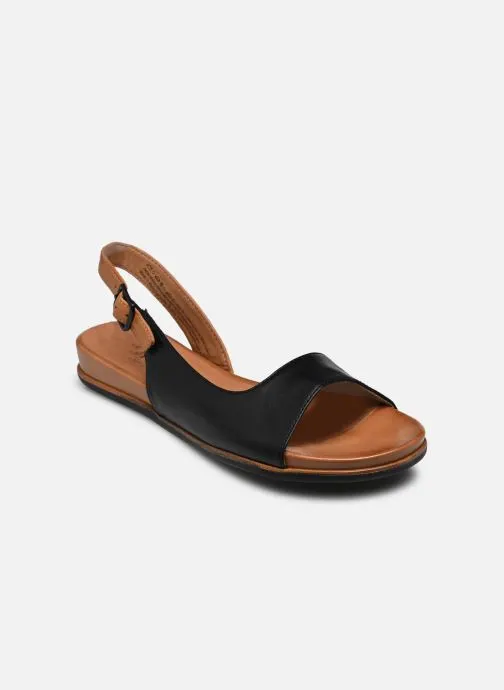 Platte sandalen 28160-42 dames zwart