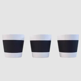Boston Living Kitchen Herb Planter Pots with Chalk Set of 3