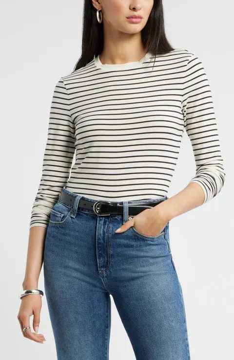 Long Sleeve Crewneck T-Shirt