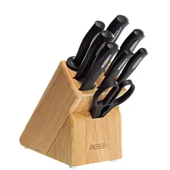 Scanpan Microsharp 9pce Knife Block Set