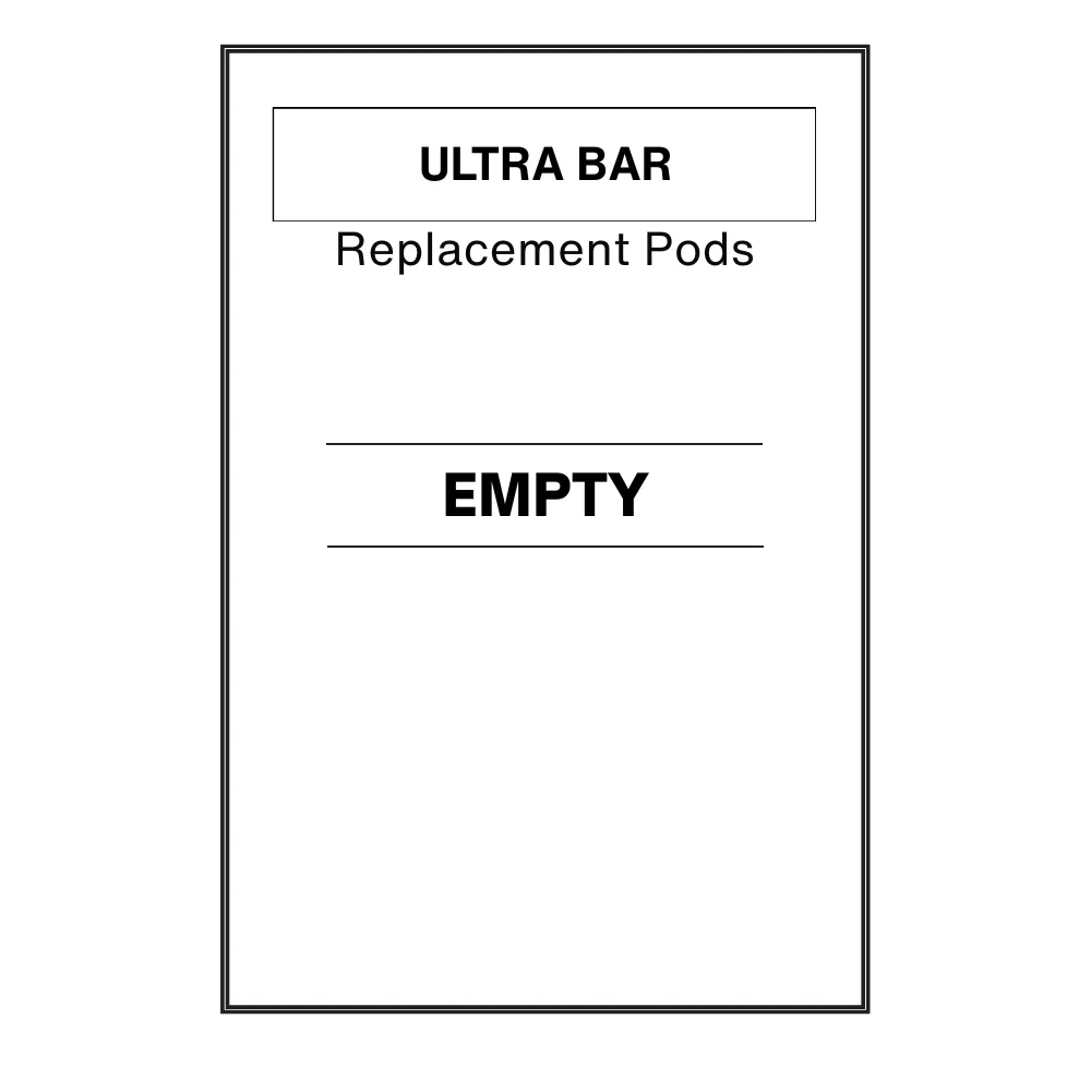 Ultra Bar Refill Empty Replacement Pod 1pc