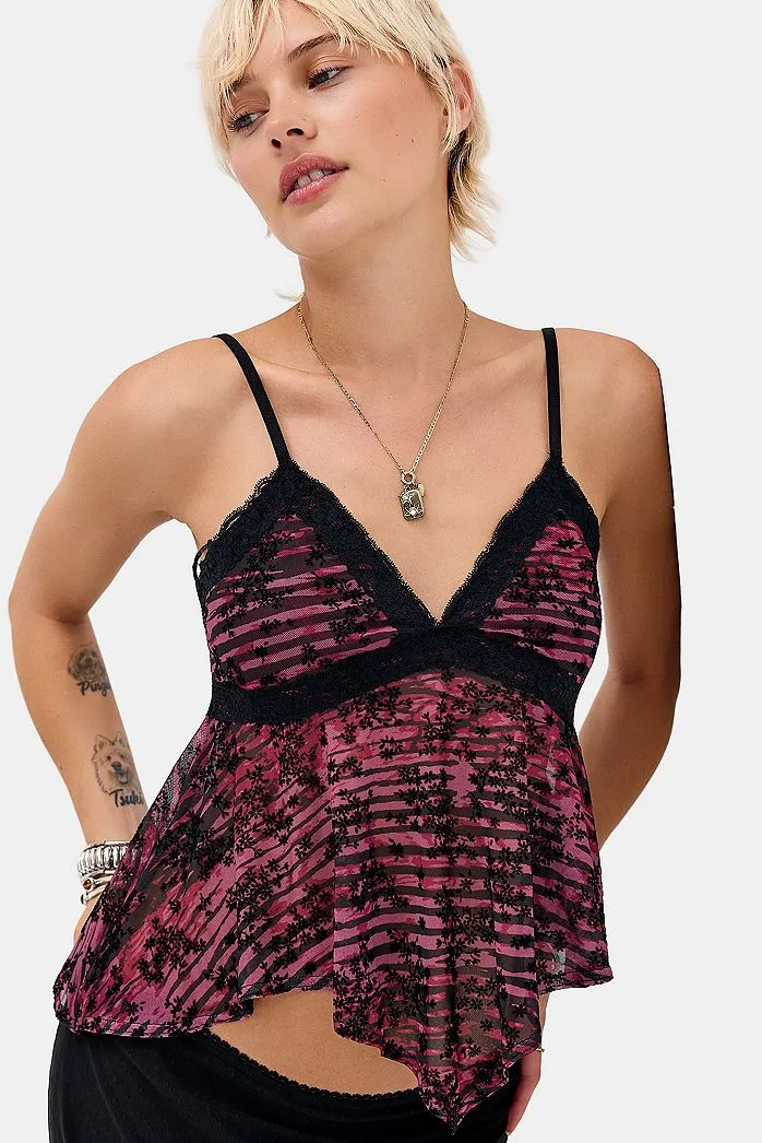 Kimchi Blue Canotta Babydoll Celia Floccata