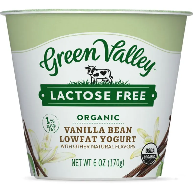 Green Valley Creamery Lactose Free Organic Lowfat Vanilla Yogurt