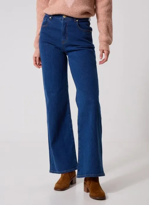Wijde jeans / Flared Jeans Zephyr dames blauw