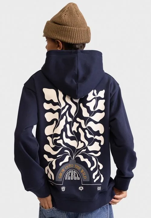 TEJAKE HOOD BOXY FIT - Hoodie - navy