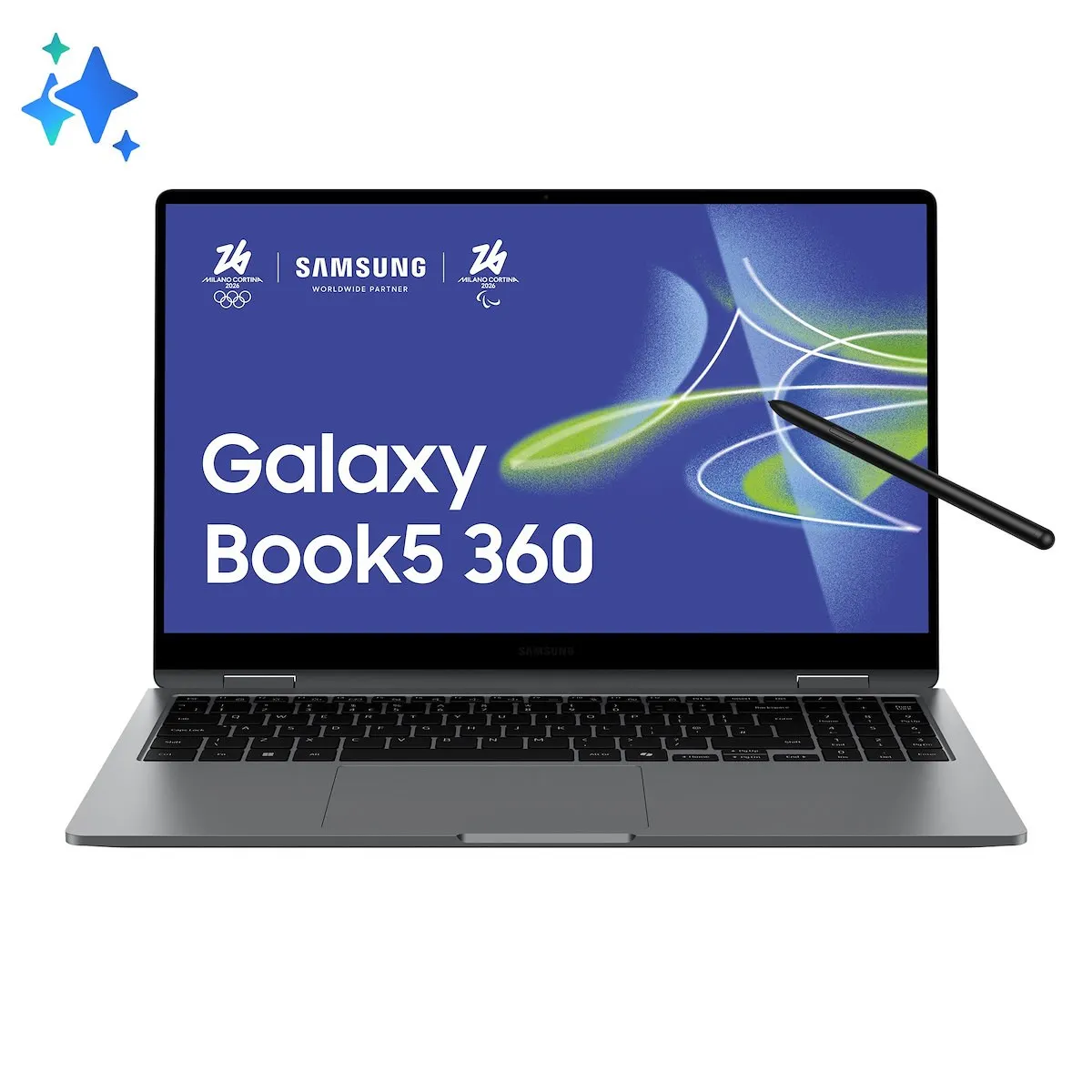 SAMSUNG - Samsung Galaxy Book5 360 è un potente Laptop 2 - in - 1 con processore Intel Core Ultra 5 e prestazioni AI.
