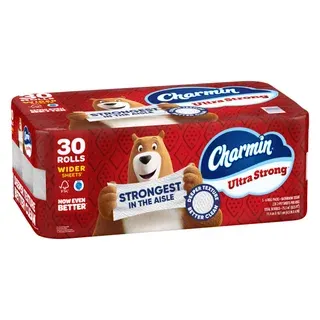 Charmin Ultra Strong Bath Tissue, 2-Ply, 220 Sheets, 30 Rolls