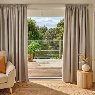 Studio One Orson Pencil Pleat Curtains Pair