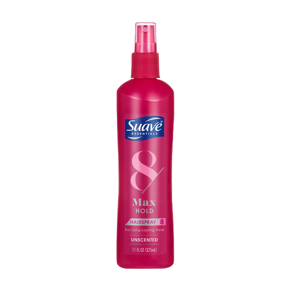 Suave Max Hold 8 Non-Aerosol Unscented Hairspray, 11 fl oz