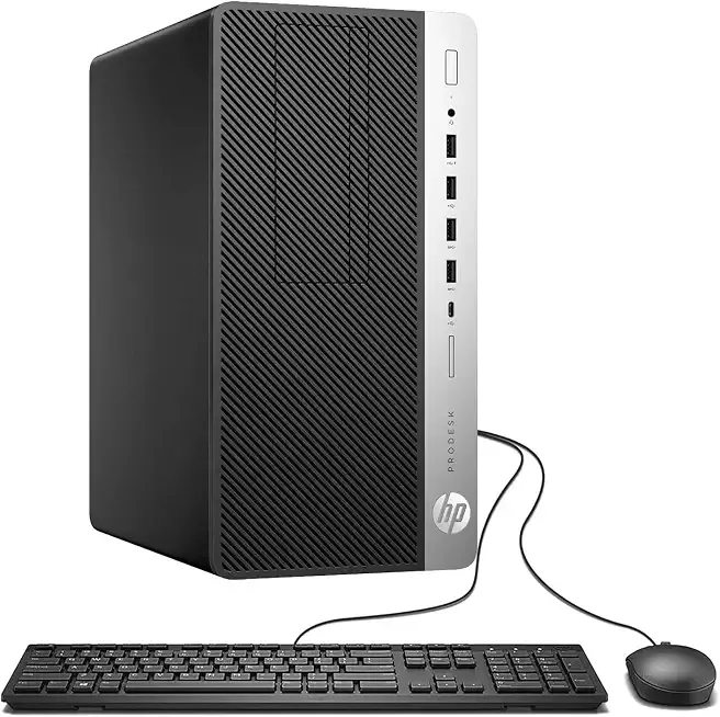 HP ProDesk 600G4 Tower Desktop Computer | Intel i7-8700 (3.4) | 32GB DDR4 RAM | 1TB SSD Solid State | Wi-Fi 5G + Bluetooth | Windows 11 | Home or Office PC (Renewed)