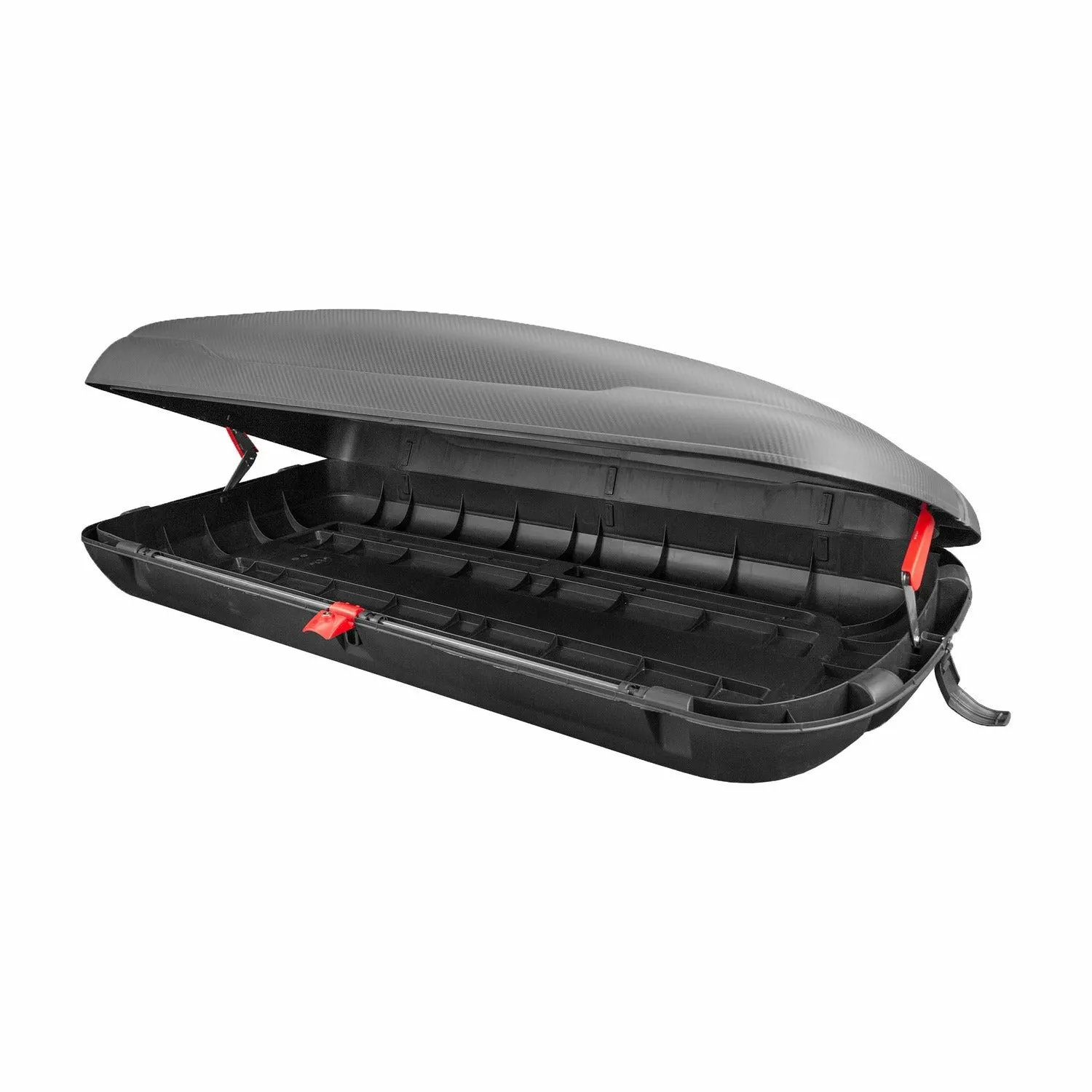 Baule tetto auto in polipropilene Linea Carbon