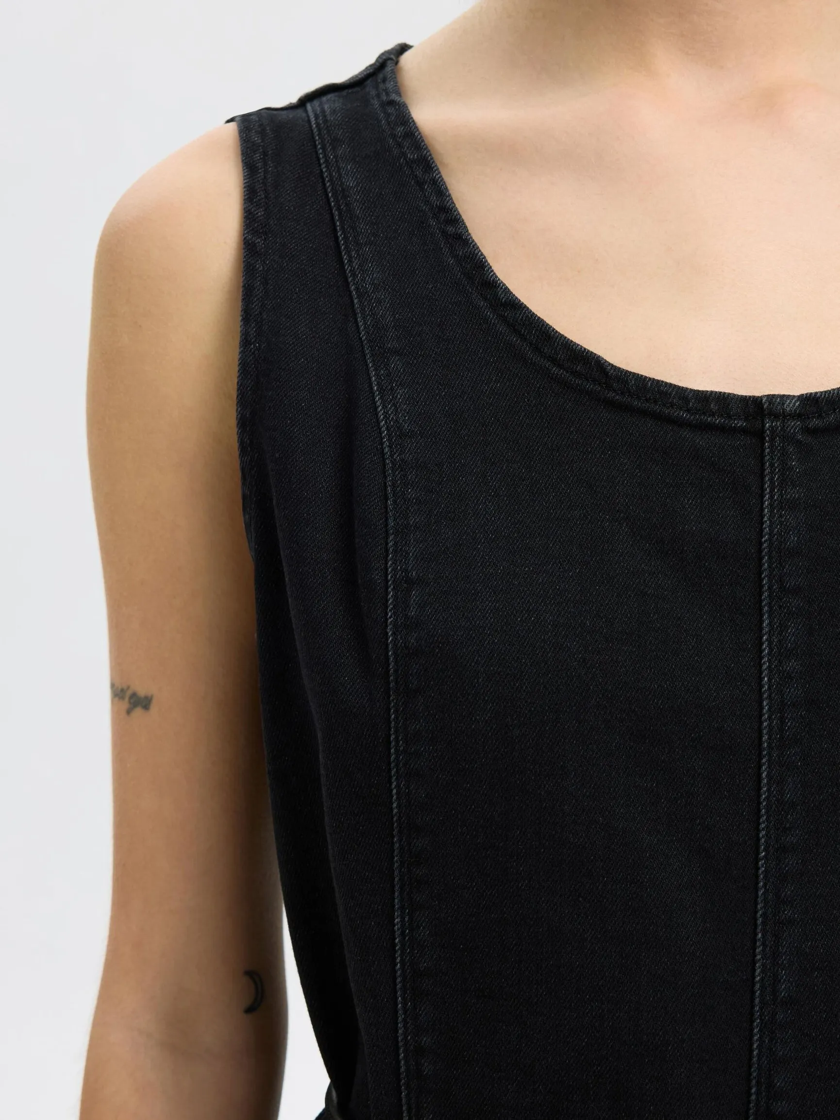 MAXI DENIMKJOLE