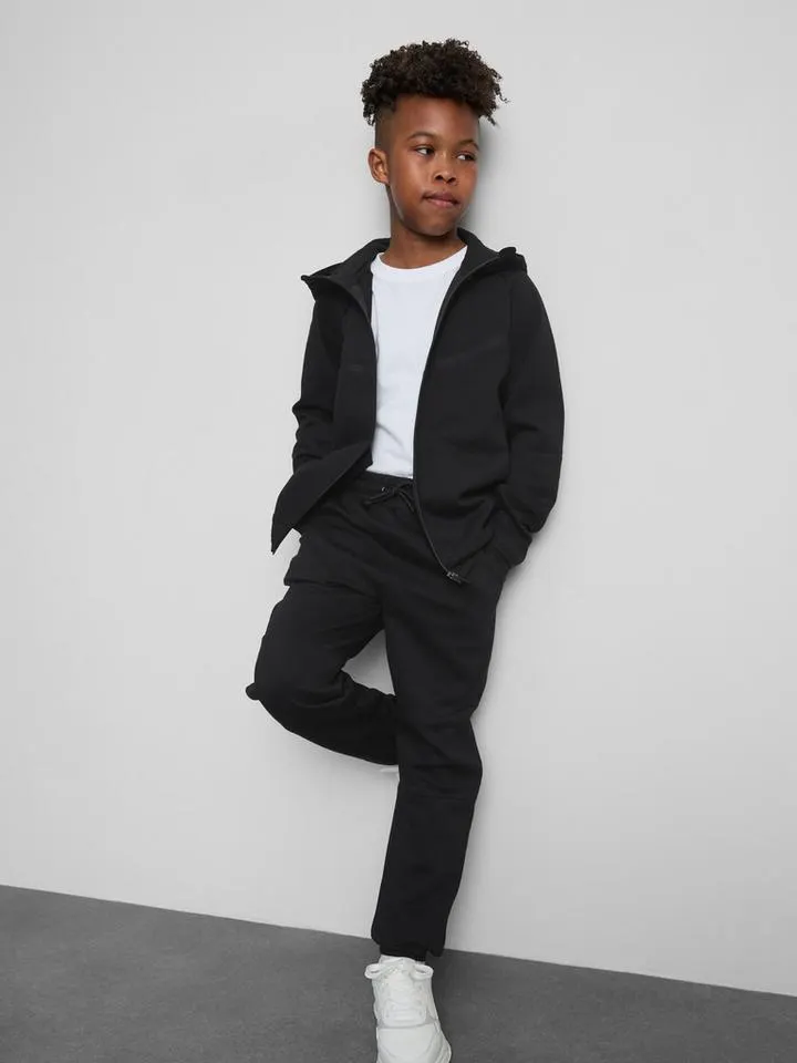 7–15 ans | Sweat à capuche de sport zippé contrecollé