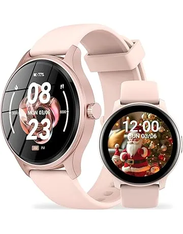 DIVElink Smart Watch, HD Smartwatch for Men Women (Answer/Make Calls), Fitness Watch with 100+ Sport Modes, IP68 Waterproof/Heart Rate/Sleep Monitor, Activity Trackers for iOS/Android