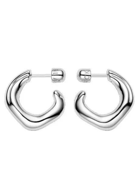 Anil Hoop Large Pair Silver