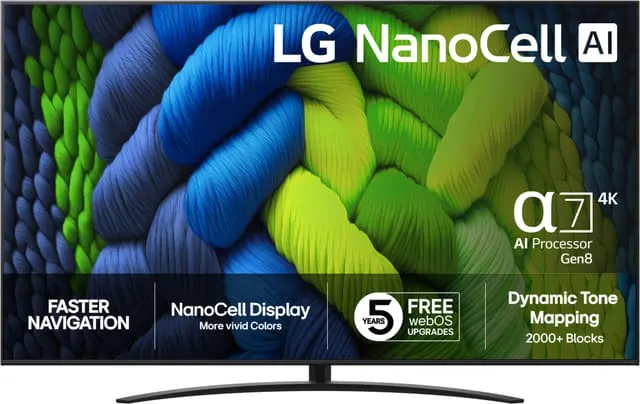 LG 86" NANO 82 4K NanoCell TV (2025)