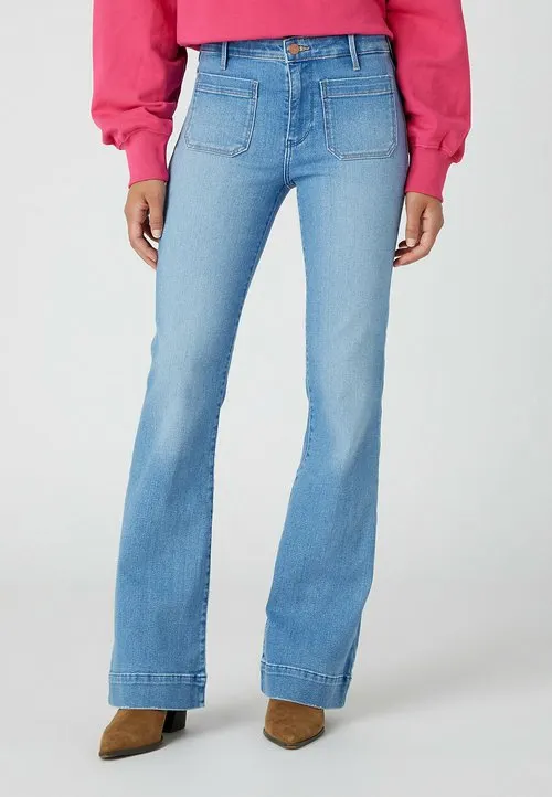 FLARE - Flared jeans - hazel