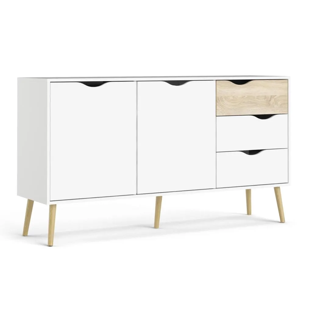 Atractivo aparador de estilo nórdico