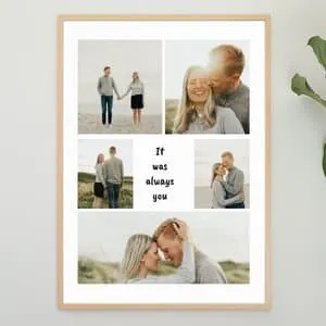 Personlig plakat | Bildecollage Nora