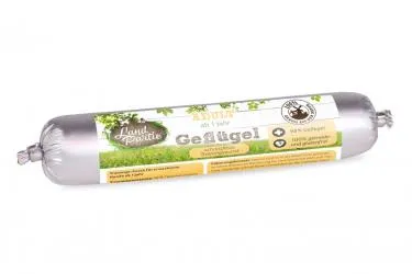 LandPartie Trainingswurst mit Geflügel 80g