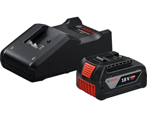 Startovací sada Bosch Professional 18V, 1×aku GBA 4,0Ah a rychlonabíječka GAL 18V‑40 1600A01B9Y