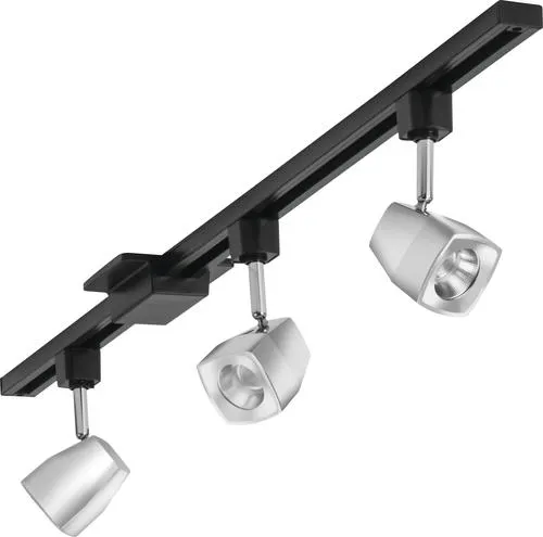 Lithonia Lighting® Square Head Chrome 3-Light Integrated LED Track Light Set