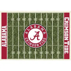 Milliken Ncaa College Home Field Area Rug Alabama Crimson Tide 01010 Ncaa College Fo...