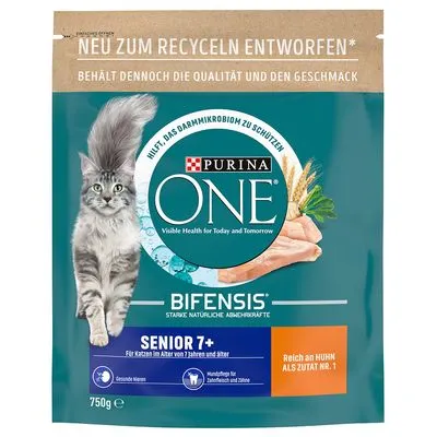 Croquettes PURINA ONE 2 x 450, 650 ou 750 g : 50 % de remise sur le 2ème sac !