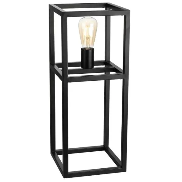 Tafellamp Tiamo zwart staal 55x22 cm