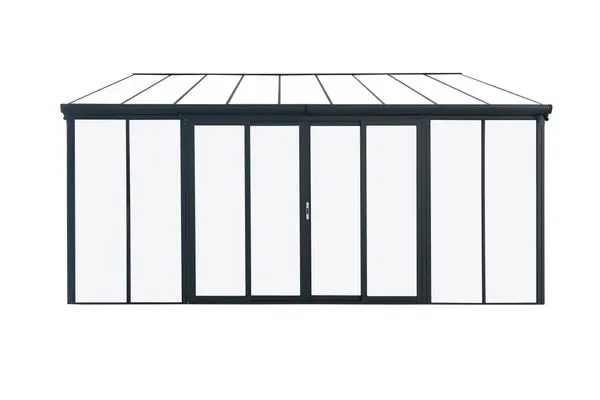 Wintergarten aus Aluminium, ca. 300 x 548 x 312 cm - Anthrazit