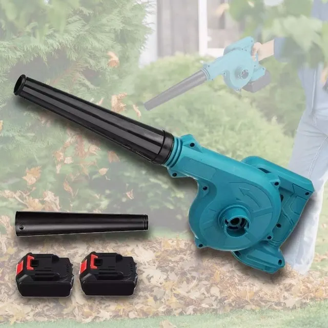 Soffiatore a batteria elettrico portatile per foglie velocità aria regolabile doppia batteria Multifunzione 26V Maka
