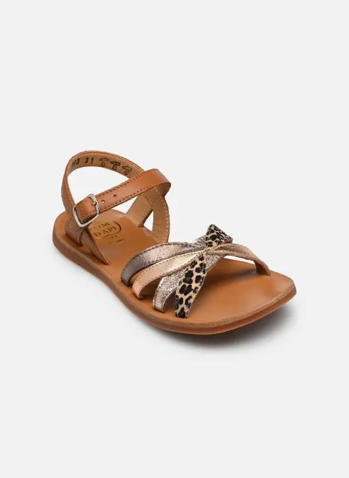 Sandalen Plagette Oto meisjes bruin