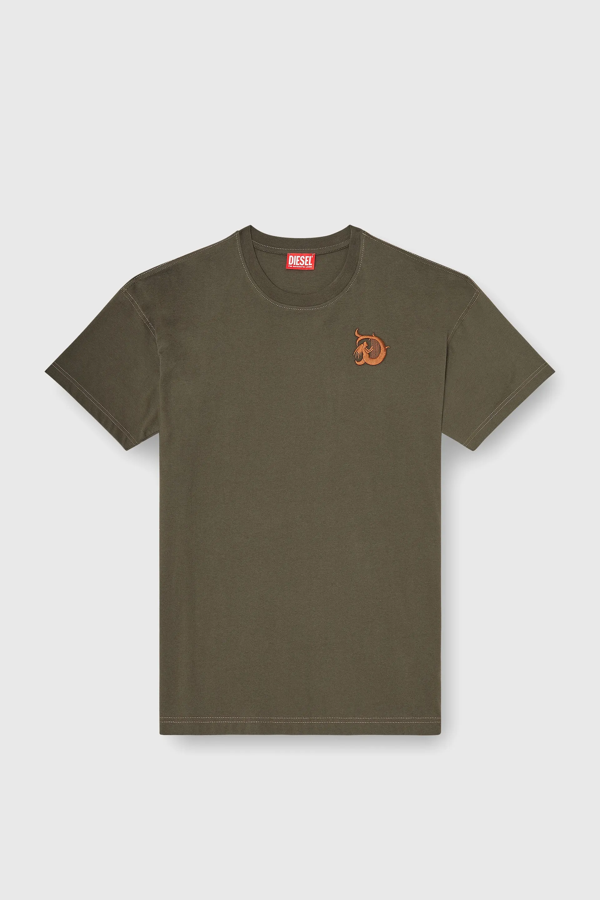 Jersey T-shirt with flocked print