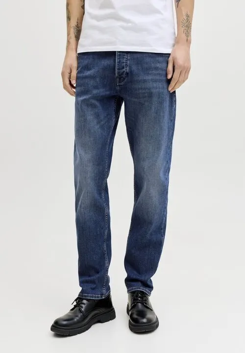 JJIMIKE JJORIGINAL - Jeans straight leg - blue denim