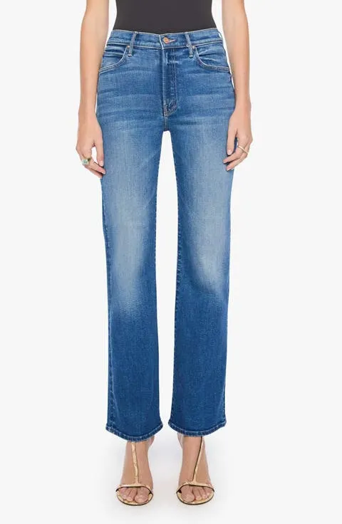 The Kick It High Waist Straight Leg Jeans