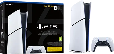 PlayStation 5 Digital Edition Slim bílá