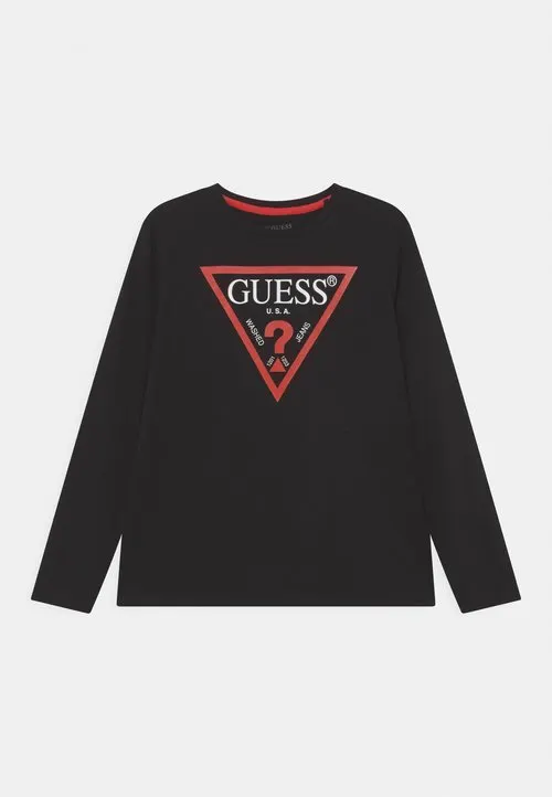 JUNIOR CORE - Topper langermet - jet black