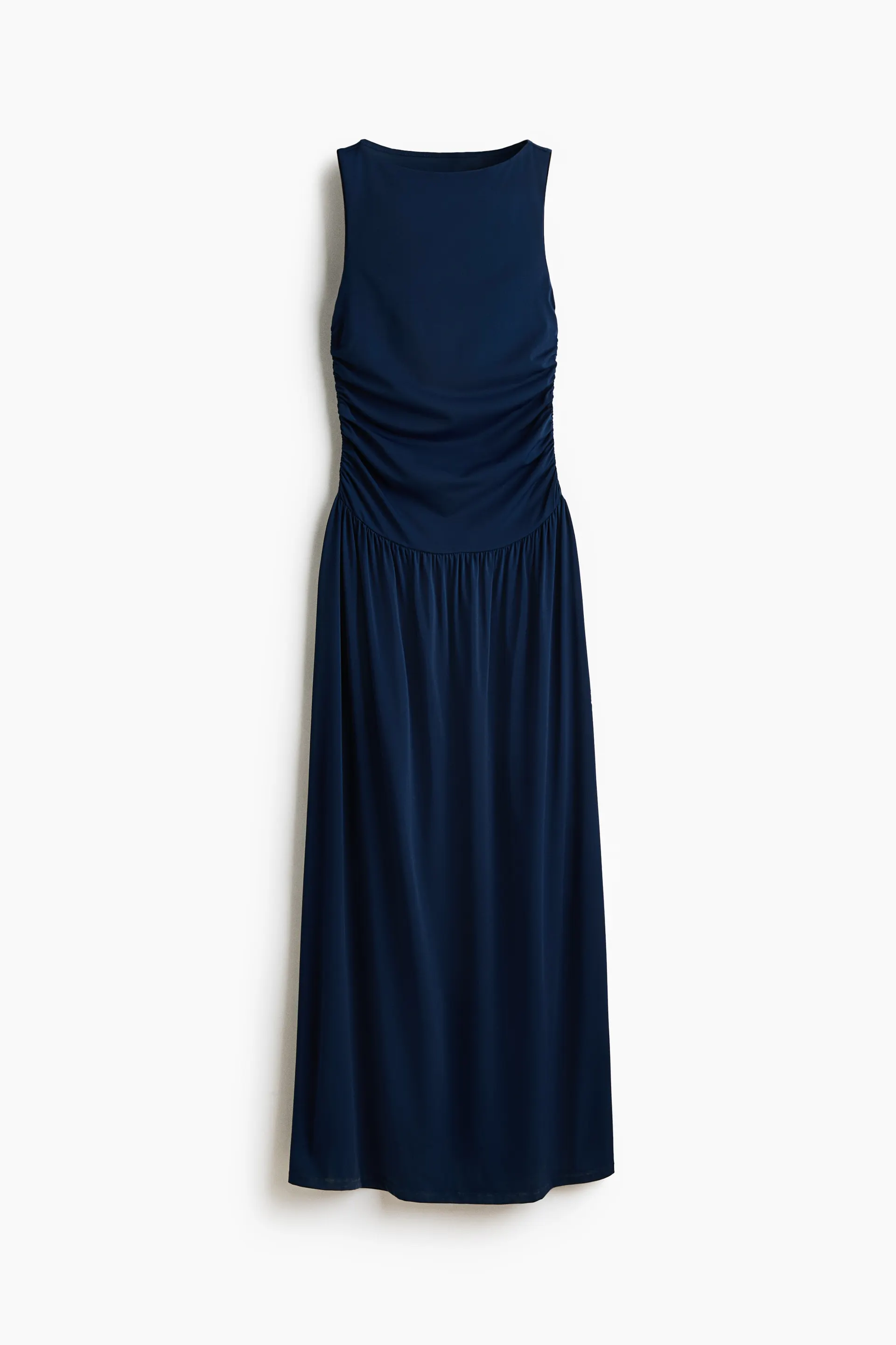 Vestido drapeado de punto