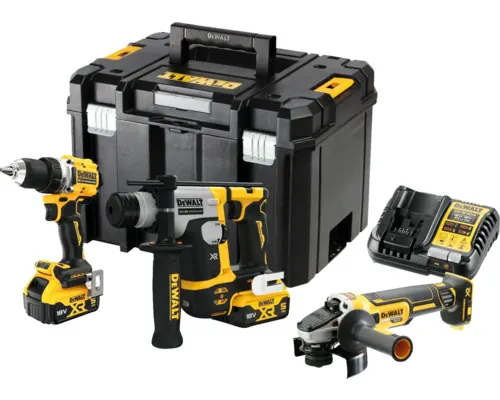 Aku combo sada nářadí 18V DeWalt DCK355P2T, 2x5,0 Ah XR, bezuhlíkový motor