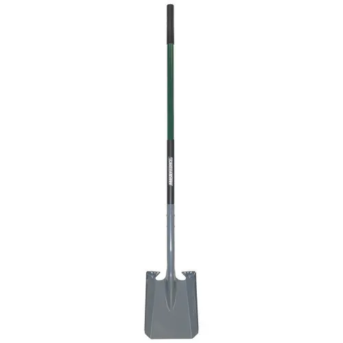 Masterforce® Fiberglass Long Handle Square Point Transfer Shovel