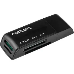 Natec čtečka karet Mini Ant USB 2.0, M2/microSD/MMC/Ms/RS-MMC/SD/T-Flash