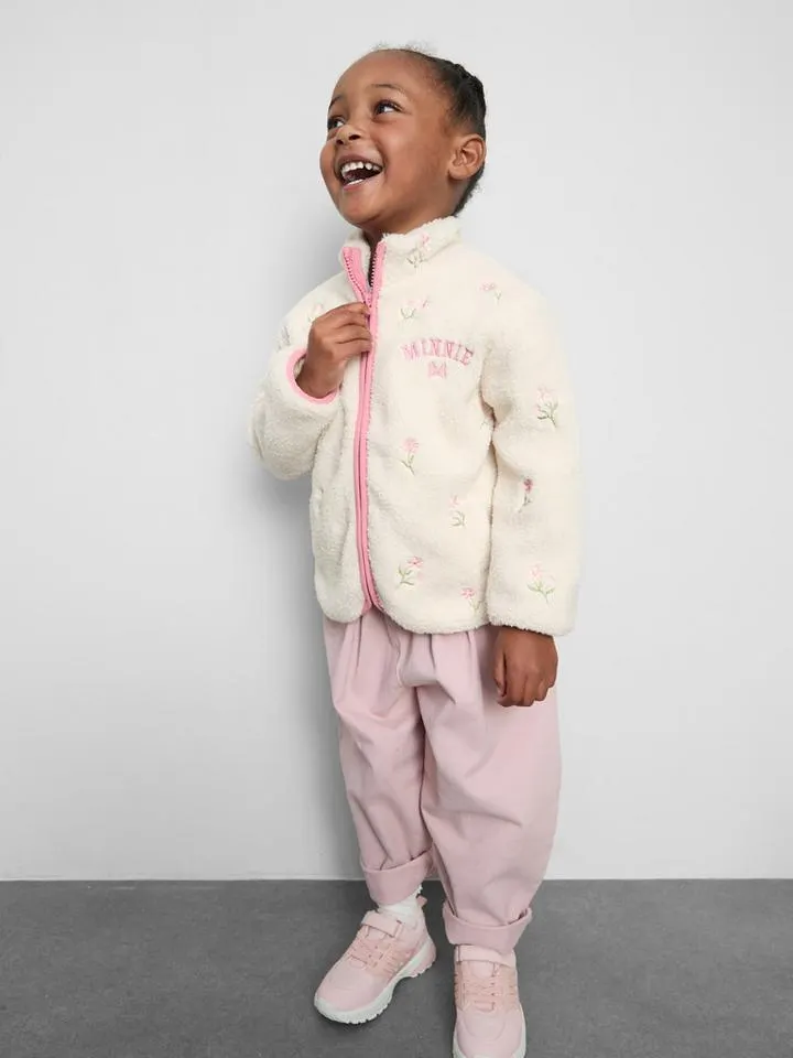 1–9 ans | Veste effet mouton retourné à col cheminée Disney Minnie Mouse