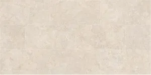 Suelo cerámico Aura efecto travertino crema 60x120 cm C3