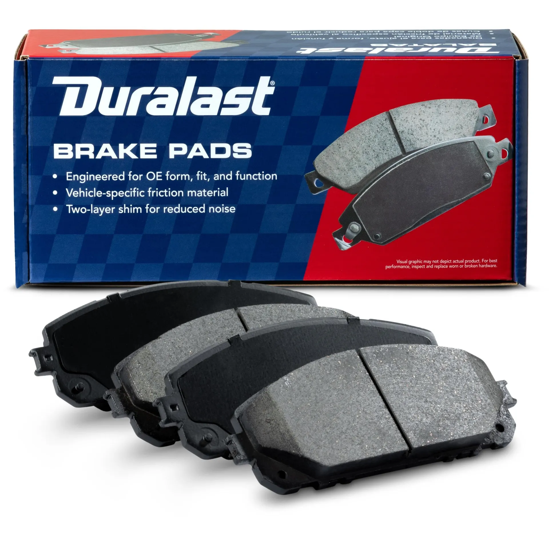 Duralast Ceramic Brake Pads D1843