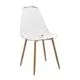 Chaise TAHO transparente 46x85x54cm