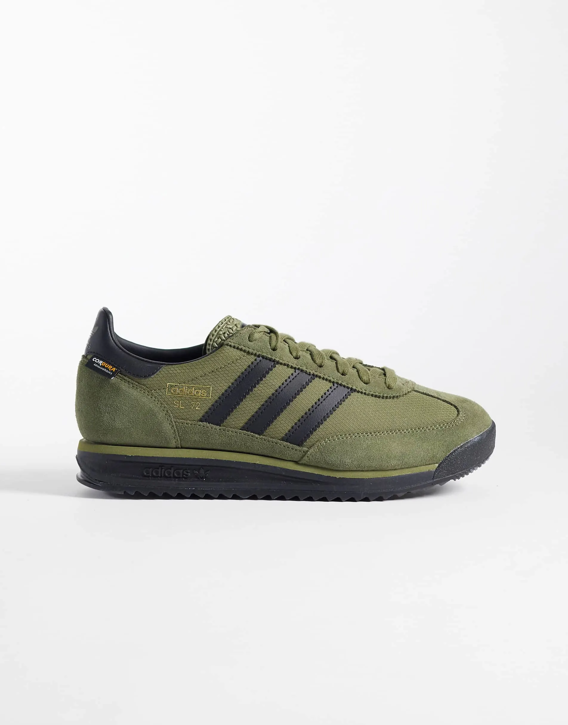 adidas Orginals SL 72 RS trainers in khaki and black