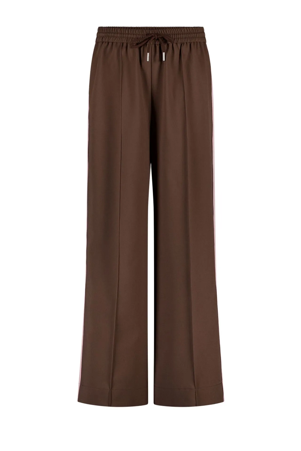 Wide fit broek | Bruin