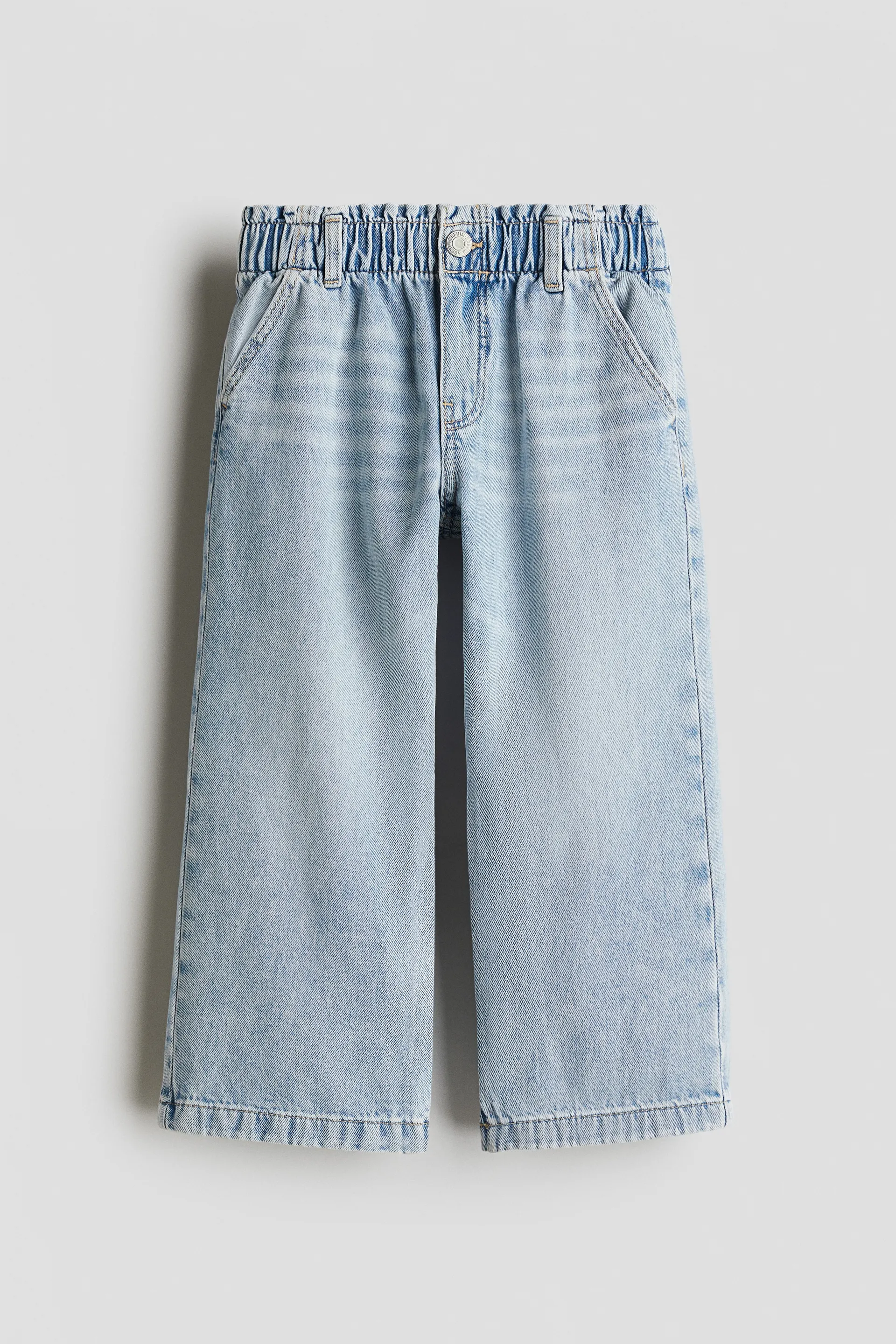 Wide Leg Paper Bag Jeans